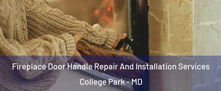  Fireplace Door Handle Repair And Installation Services College Park - MD