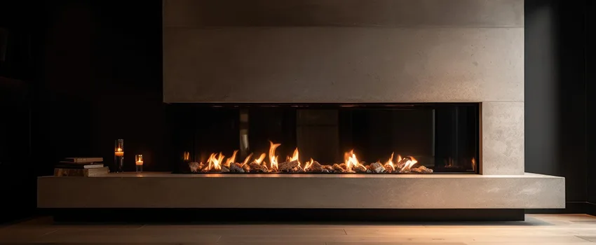 Gas Fireplace Ember Bed Design Services in College Park, Maryland