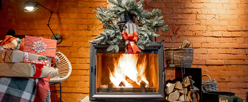 Travis Industries Linear Gas Fireplace Installation in College Park, Maryland