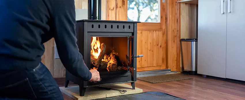 Open Hearth Wood Fireplace Installation in College Park, MD