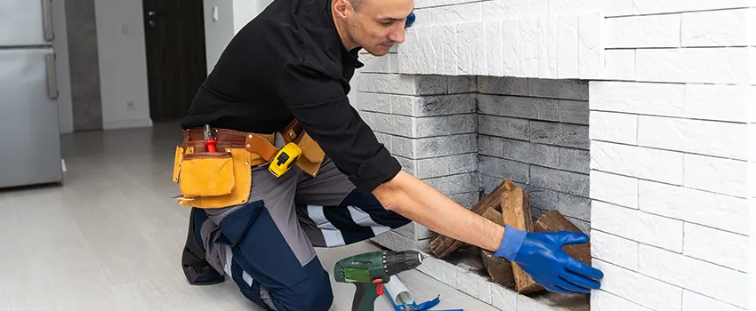 Fireplace Damaged Damper Frame Repair Services in College Park, Maryland
