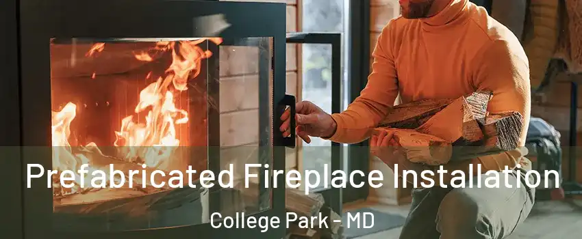  Prefabricated Fireplace Installation College Park - MD